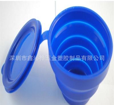 工廠直銷便宜硅膠連蓋拆疊杯 便攜環保的選擇