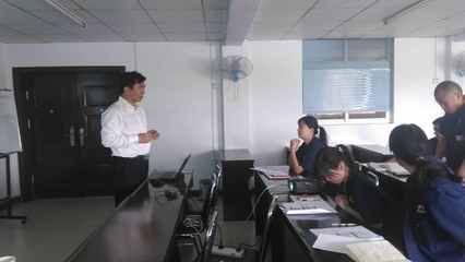 深藍(lán)咨詢劉爭光老師為某企業(yè)做班組長管理培訓(xùn)